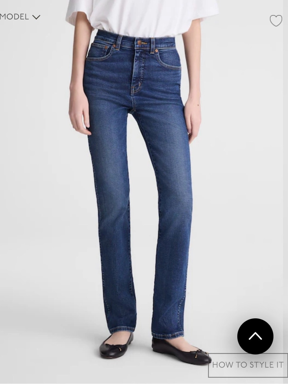 Madewell Skinny Jeans in Deep Blue Wash